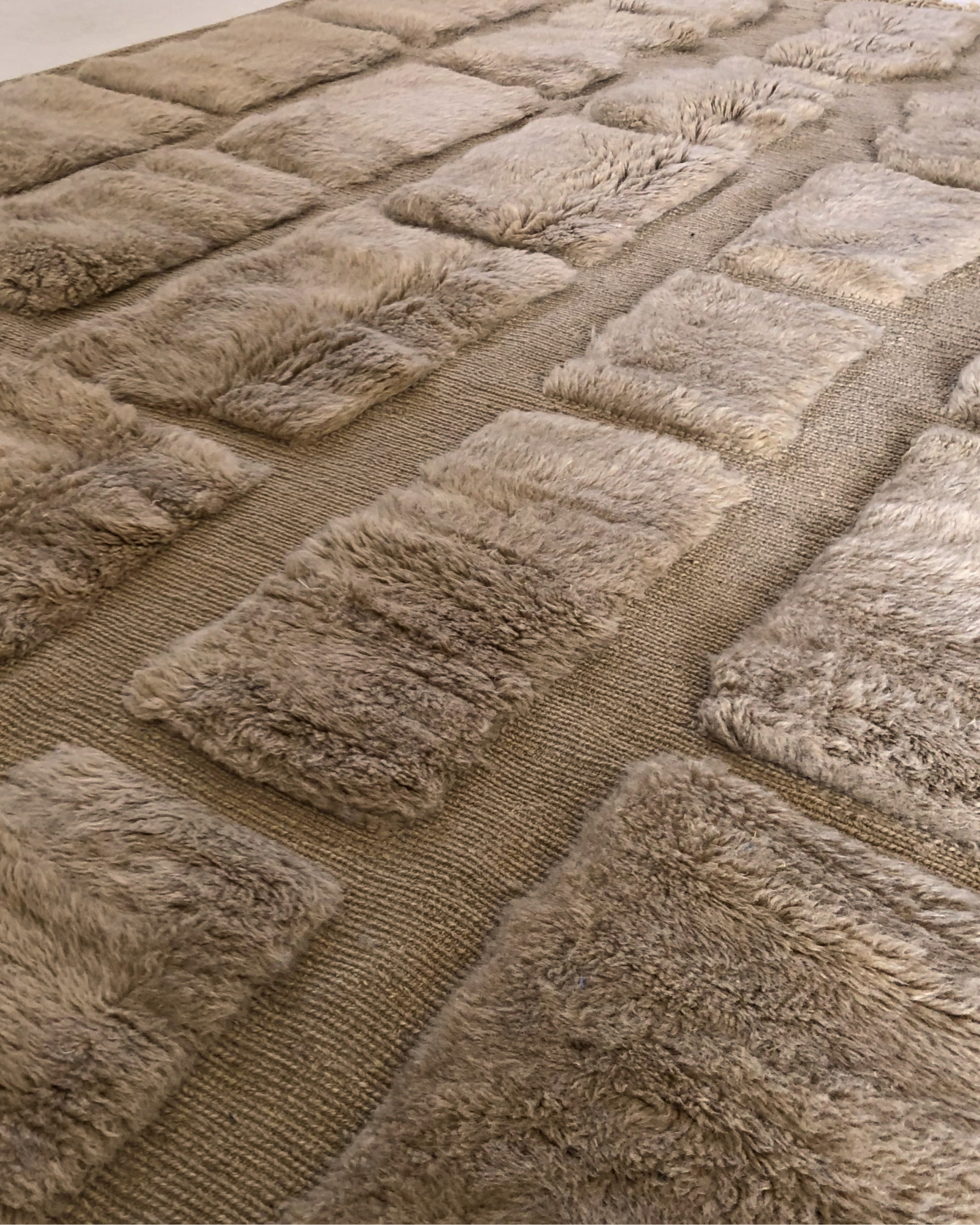 Grand Tapis Marocain Luxe Zagora — 210×300 cm | Laine Vierge Noué Main