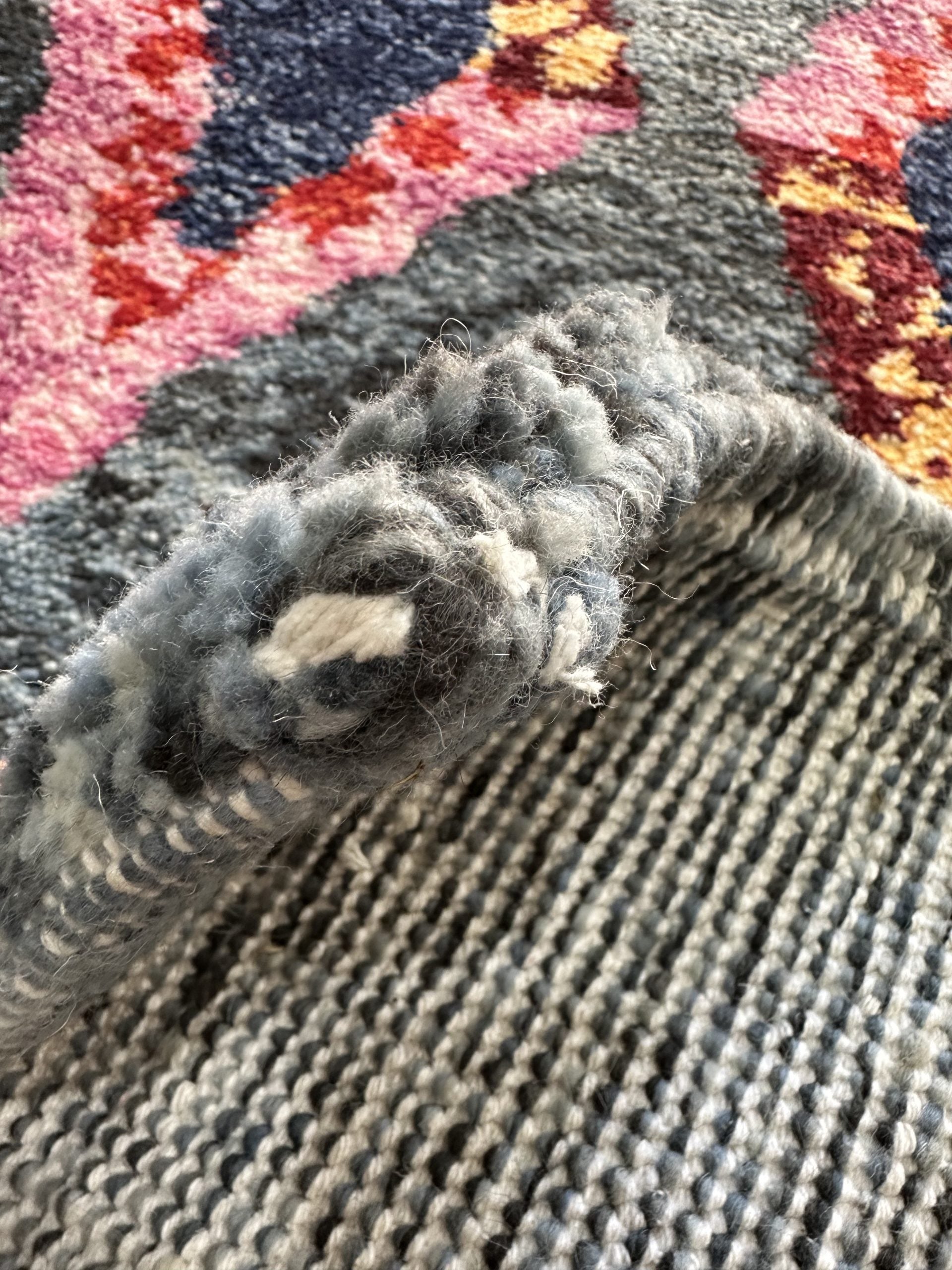 Tapis Marocain Fait Main TILILA — 120×180 cm | Laine Vierge Noué Main
