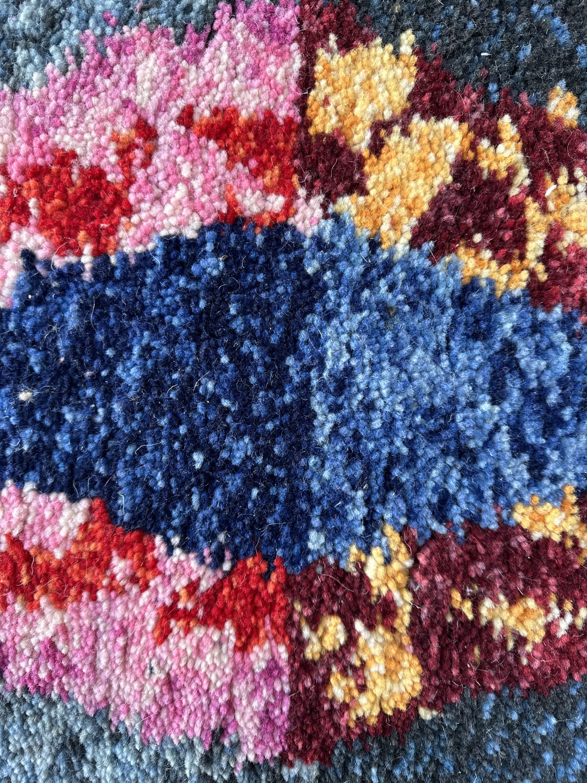 Tapis Marocain Fait Main TILILA — 120×180 cm | Laine Vierge Noué Main