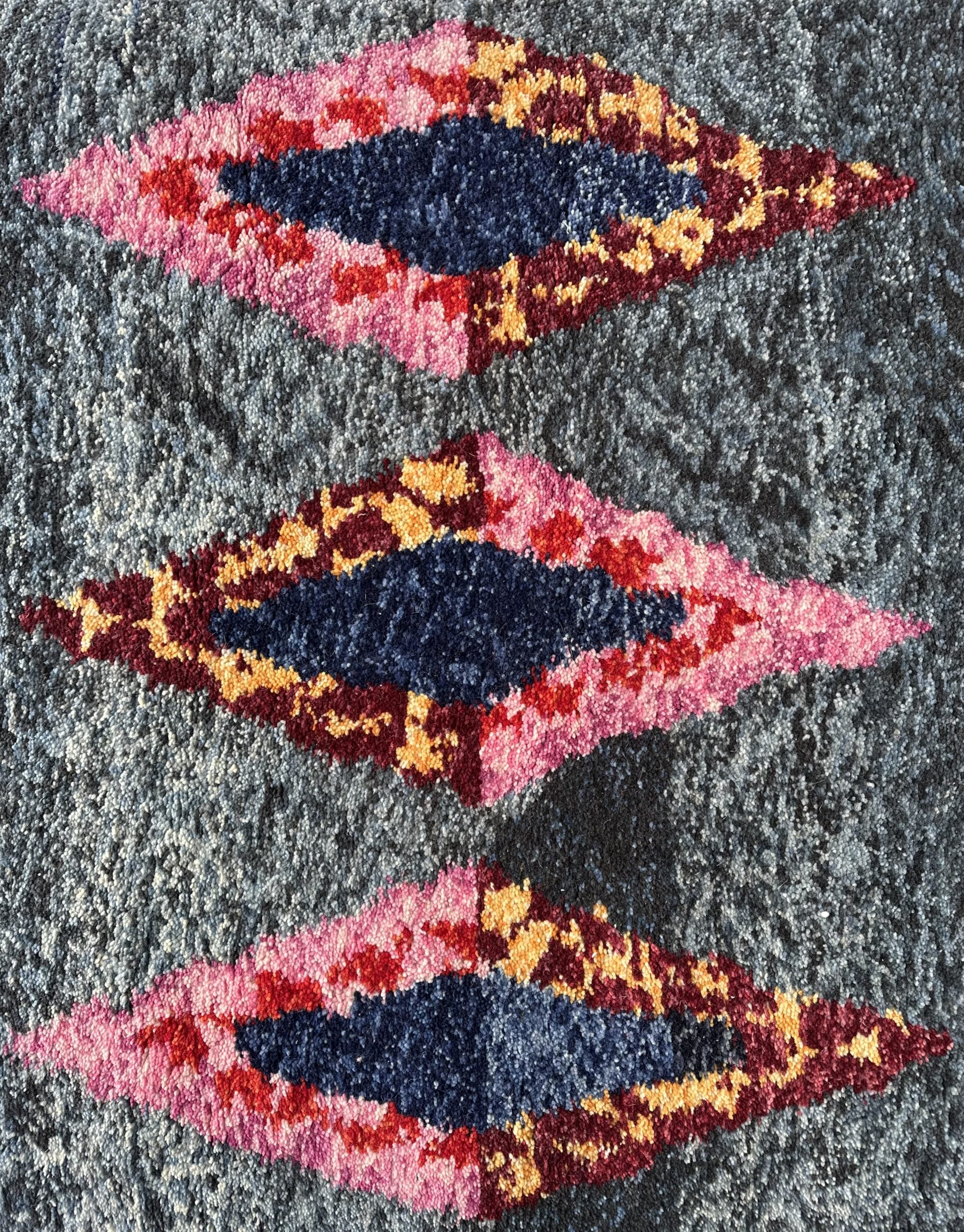 Tapis Marocain Fait Main TILILA — 120×180 cm | Laine Vierge Noué Main