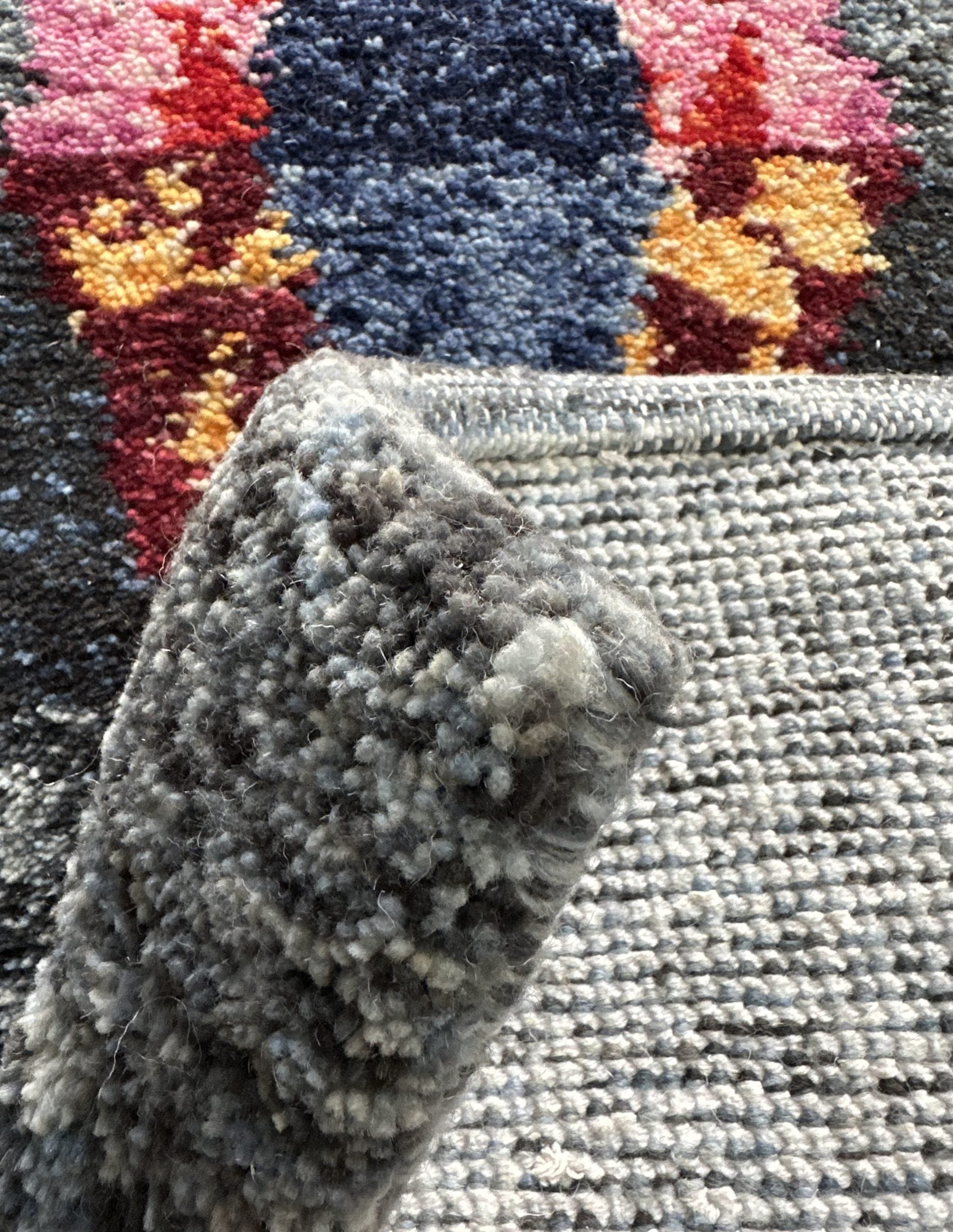 Tapis Marocain Fait Main TILILA — 120×180 cm | Laine Vierge Noué Main
