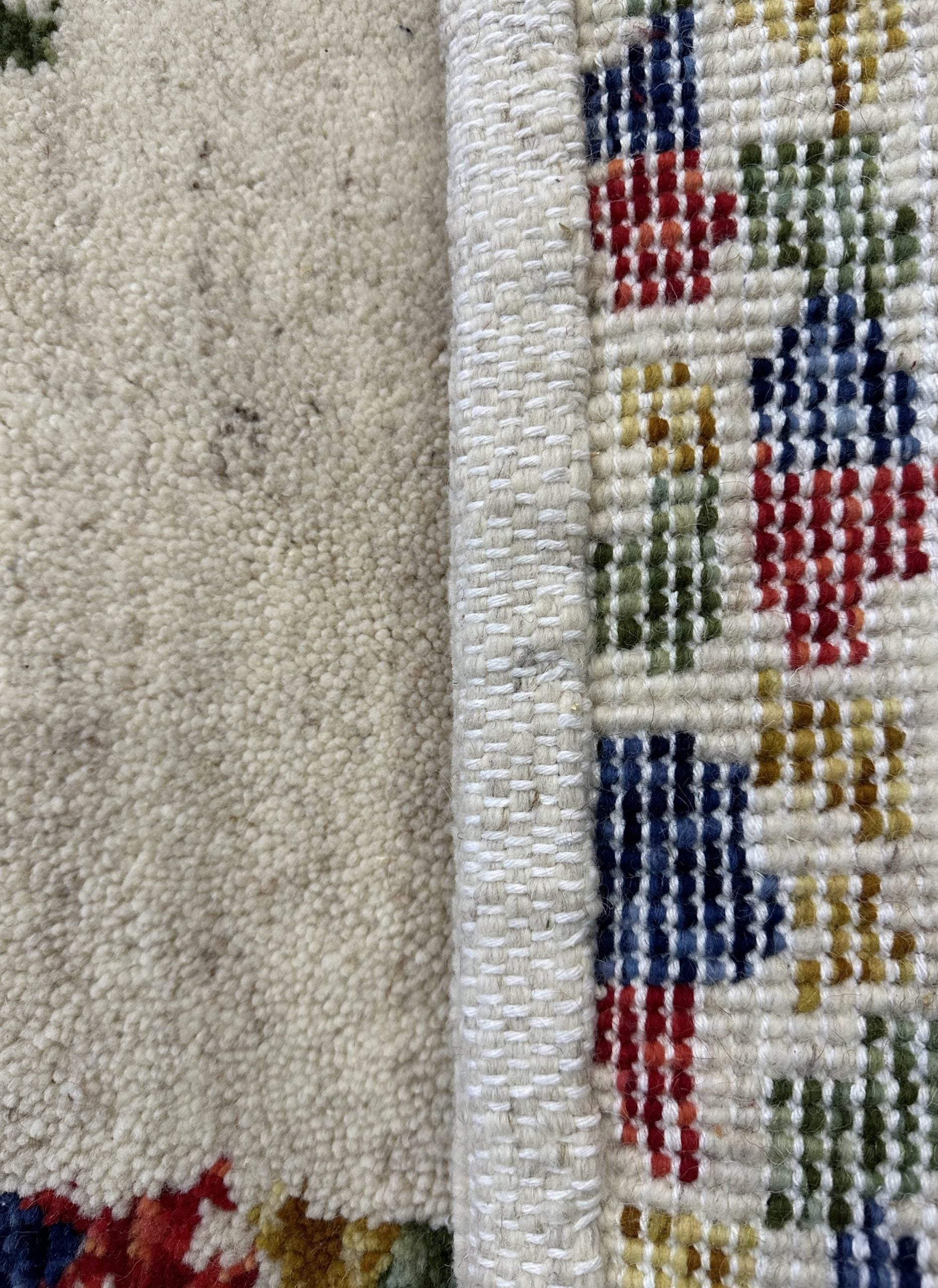 Tapis Marocain Fait Main AMANE — 120×180 cm | Laine Vierge Noué Main