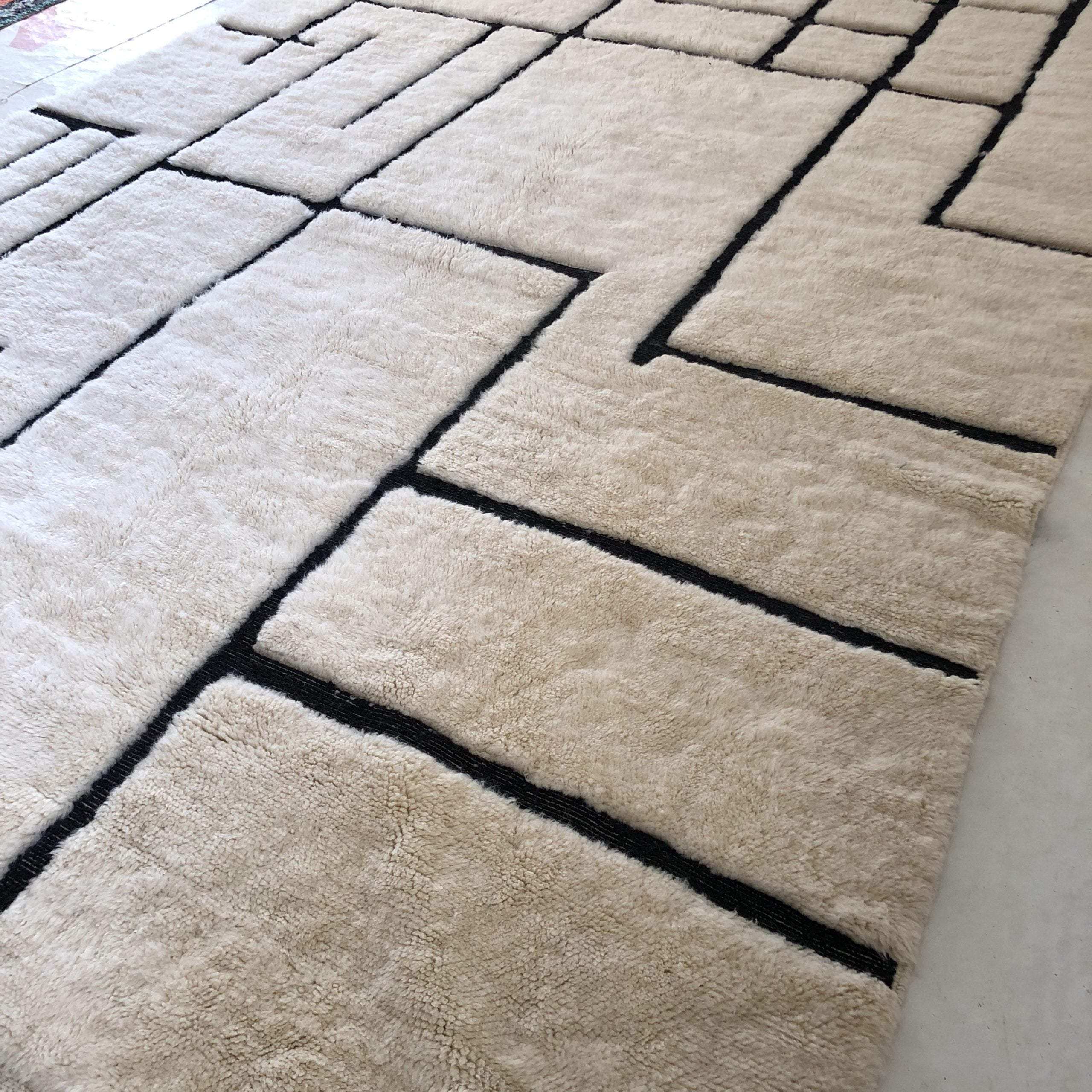 Grand Tapis Marocain Luxe Ruller — 290×410 cm | XXL Laine Vierge Noué Main