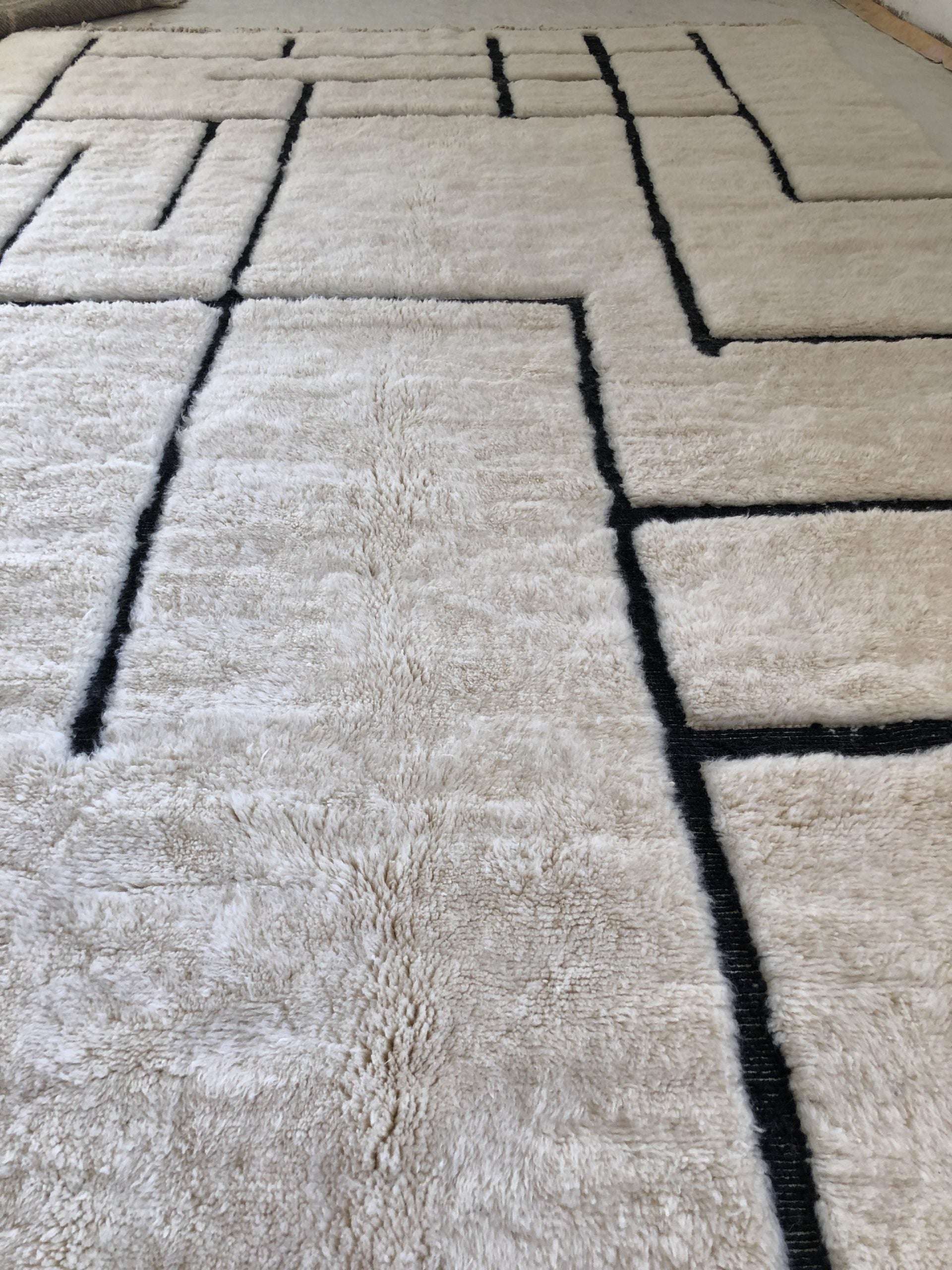 Grand Tapis Marocain Luxe Ruller — 290×410 cm | XXL Laine Vierge Noué Main