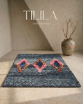 Tapis Marocain Fait Main TILILA — 120×180 cm | Laine Vierge Noué Main